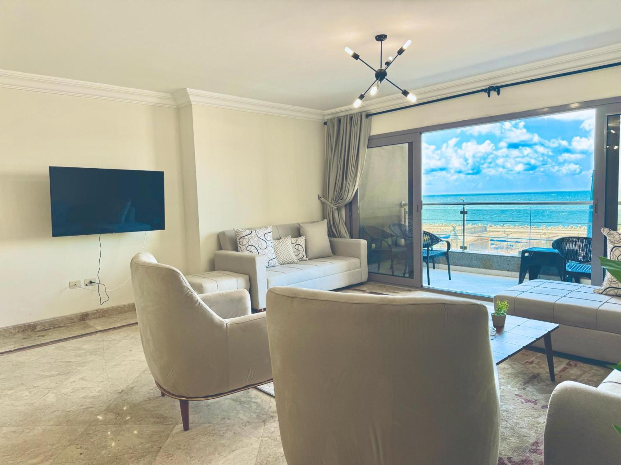 Apartmán Luxury Gleem 2 Direct Sea View Alexandrie
